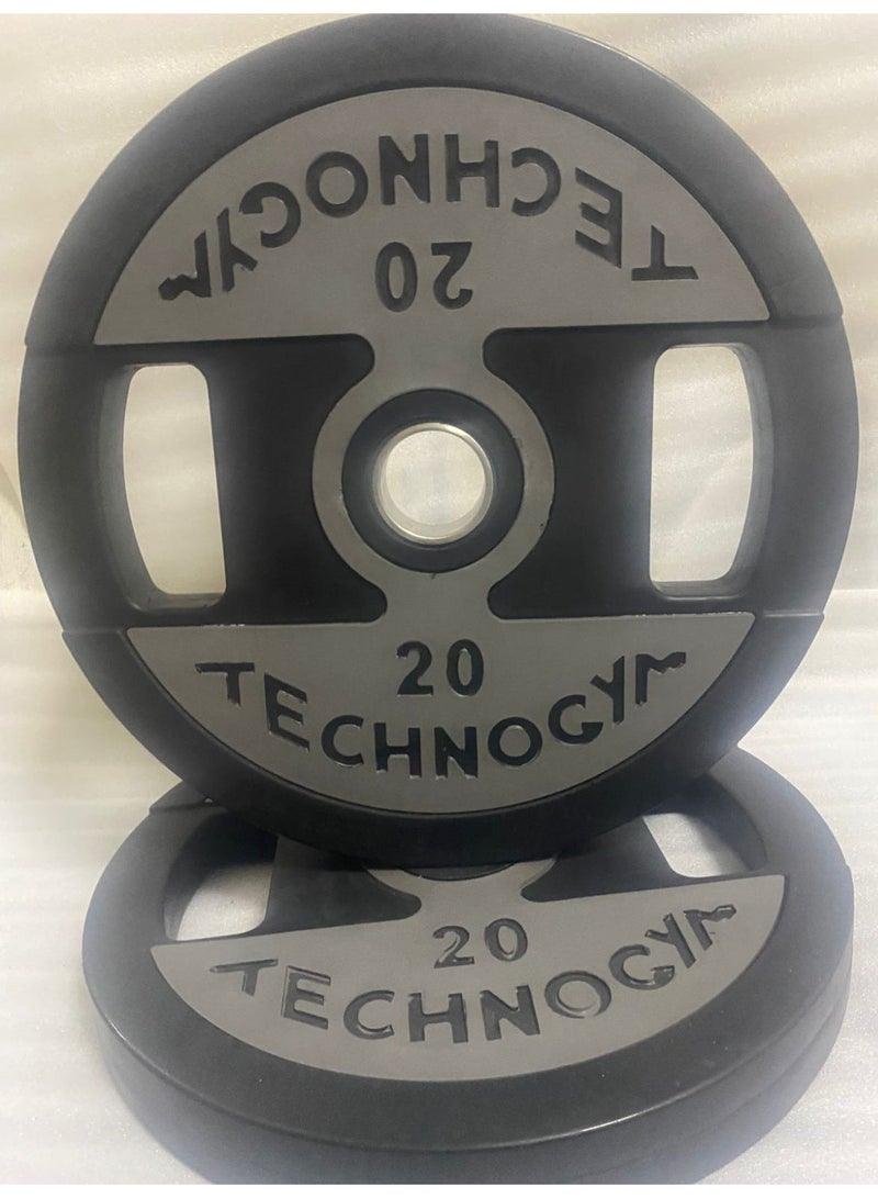 TECHNOGYM Techno HQ Weight Plates 20kg(51mm hole/2 PCS) - Image 2